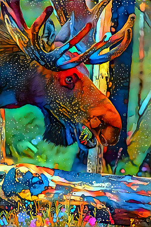 Fireweed Moose
