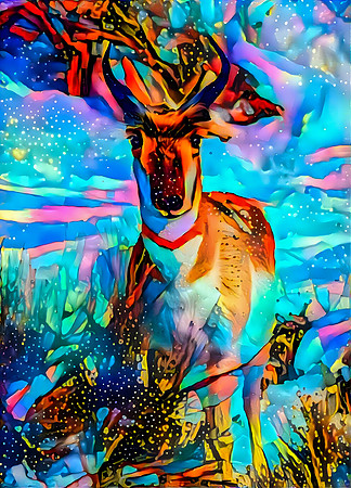 Pronghorn Buck