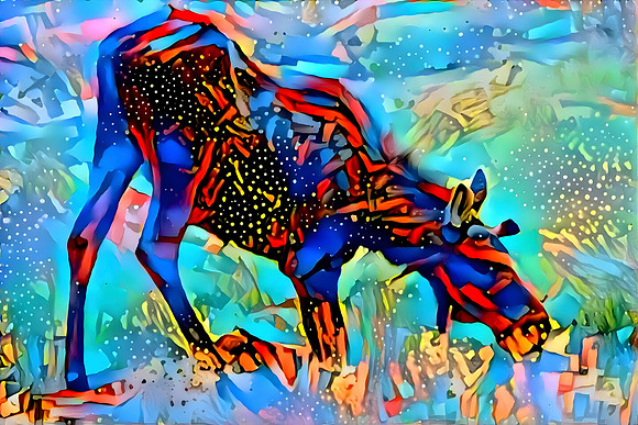 kneeling Moose