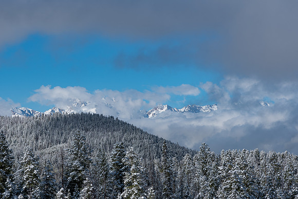 Ute Pass Gore Range View