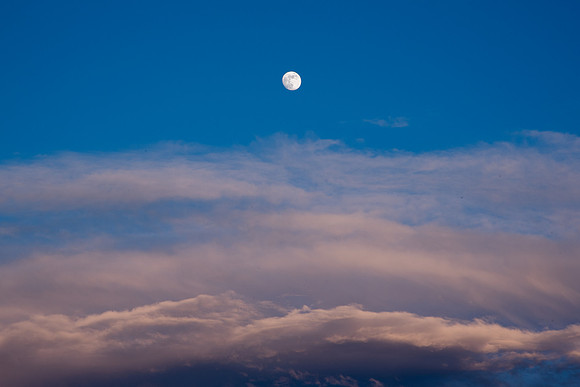 Full Moon and Clouds