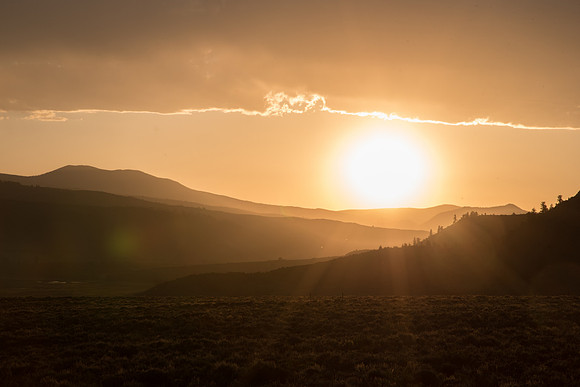 High plains Sunset